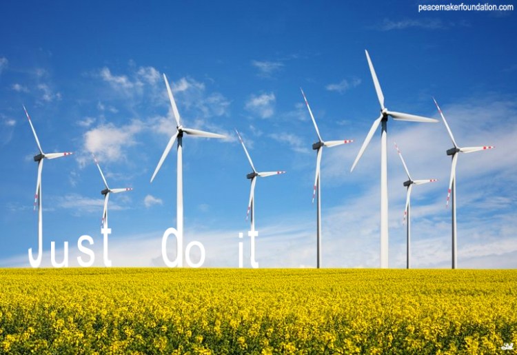 Wind energy.  The answer is blowing in the wind. Just do it.   