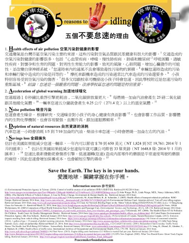 五個不要怠速的理由的詳細的說明